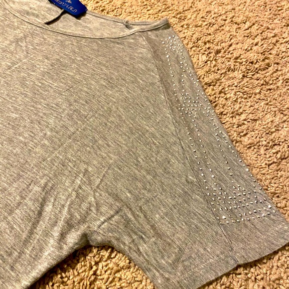 Worn ONCE Heather Grey with silver detail SOFT - Picture 3 of 7